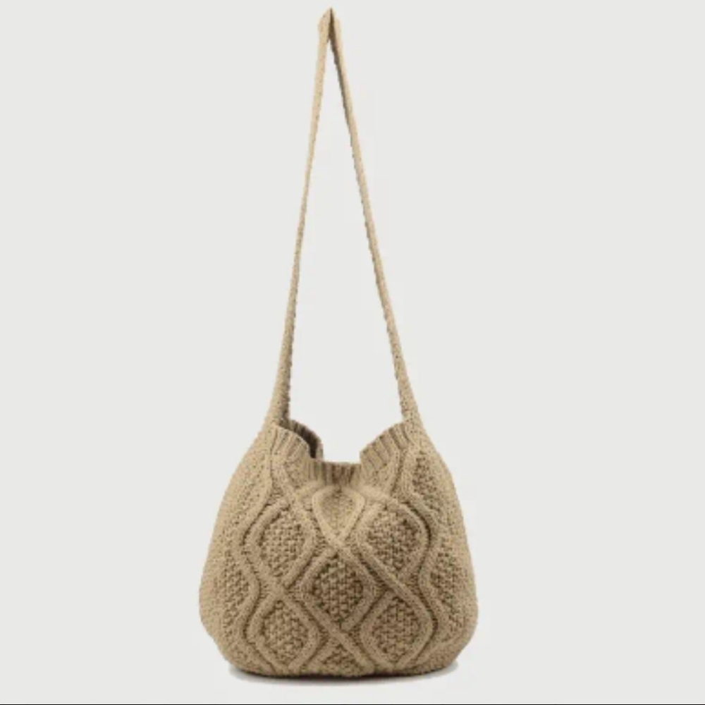 Literary Crochet Crossbody Bag - Picture 5 of 8